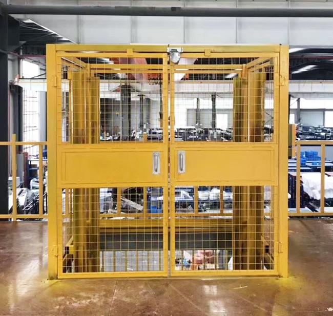 安顺智能导轨式升降机亮相